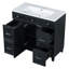 Meuble-lavabo polyvalent avec rangement spacieux et design fonctionnel