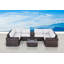 Saffi Fully Assembled 10 Piece Rattan Sectional Seating Group with Cushions-1283174207-1286754630
