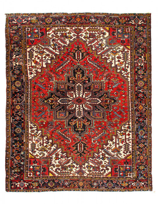 Tapis unique en cuir 10 pi 03 po x 8 pi 02 po Valja