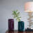Square Enameled Metal Vase-514183636-514183635