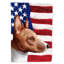 Polyester à 2 côtés 28 x 40 po drapeau maison-1879434056