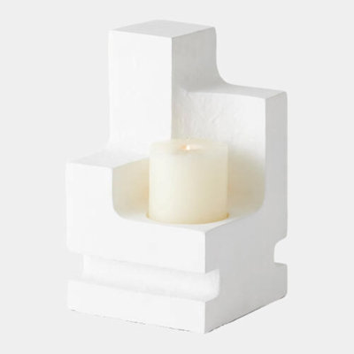 La Structure Pillar Holder-White
