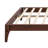 Solid Dry Bamboo Wood Platform Bed-1782834605