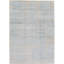 Hand-Knotted High-Quality Gray and Blue Area Rug