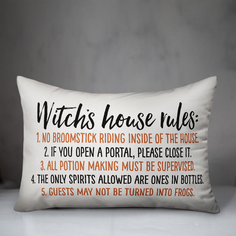  Coussin Witch House Rules, Utilisation intérieure/extérieure