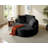 Oversized Round Chair Lounge Chaise Indoor, 55.1-Inchupholstered Corduroy Deep Seat Cloud Large Circle Sofa Chair, No Assembly Required, Round Compression Couch For Reading, Living Room, Bedroom-732659255