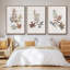 Feuilles d'automne I - Ensemble de 3 cadres photo sur toile-97757149-97757145
