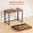 Huuger Folding Desk For Small Spaces, 31.5 Inch Foldable Computer Table, For Home Office, Study, Bedroom, Dorm, Space Saving, Small Writing Work Office Computer Desk,