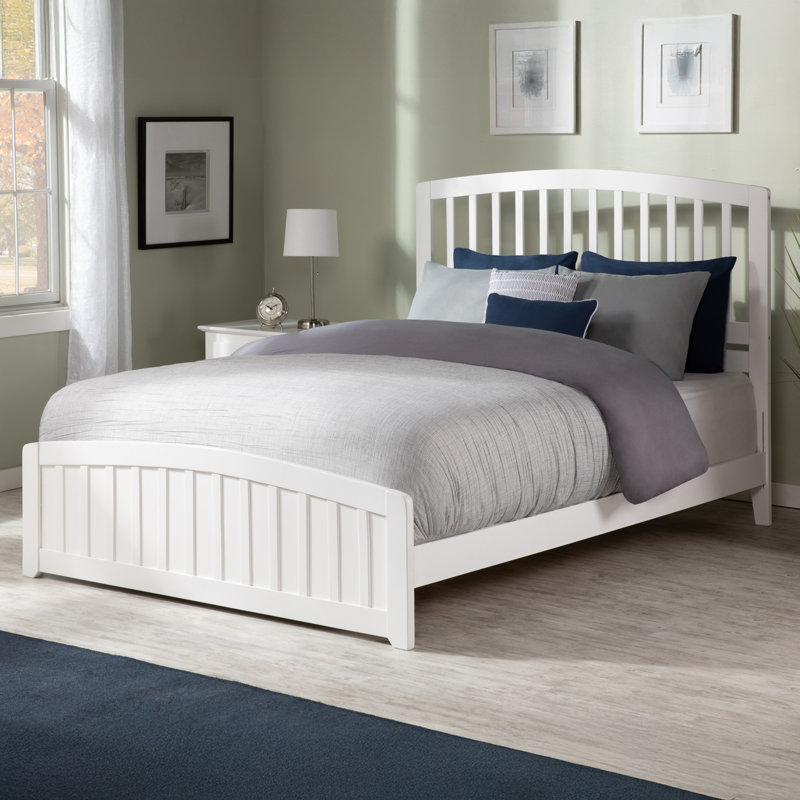Amina Foundation Bed Frame with Matching Footboard