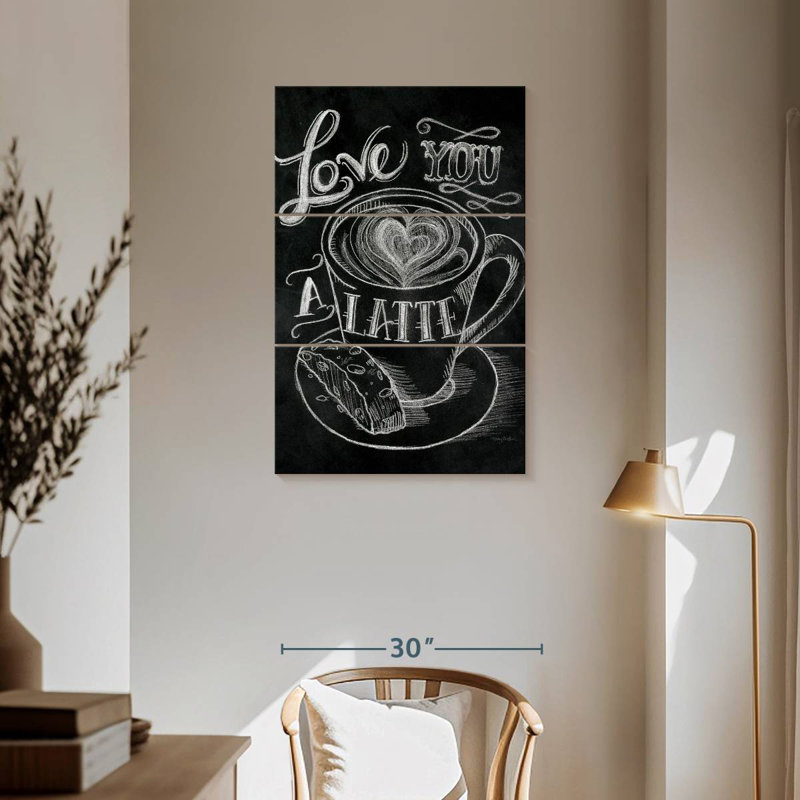 Tergel Love You A Latte I, H 57 po x l 36 po