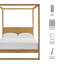 Grand lit plateforme à baldaquin en bois Alva-110689411-110689410