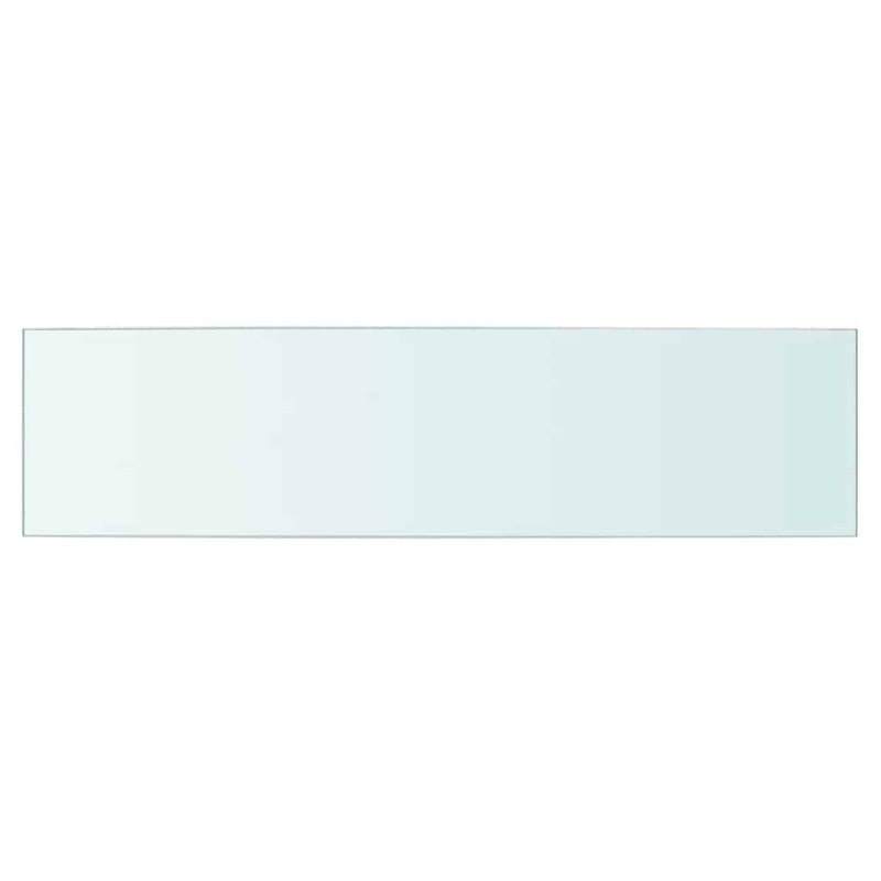 Tablette en verre, H 0,31 po x l 23,6 po x P 5,9 po