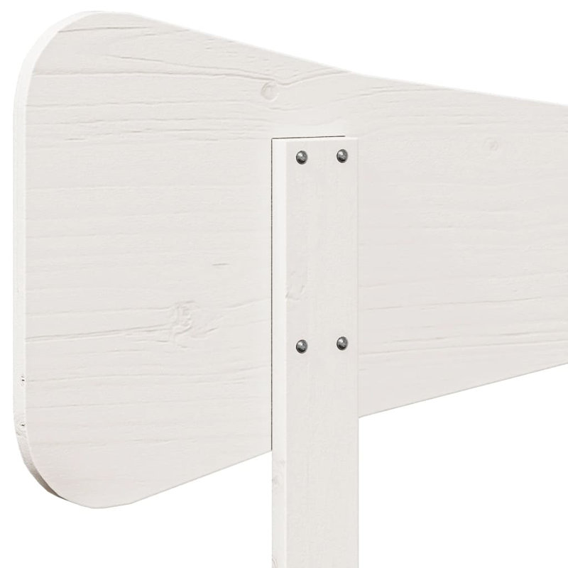 Meleka Solid Wood Headboard, Emperor - 200 x 200 cm, White