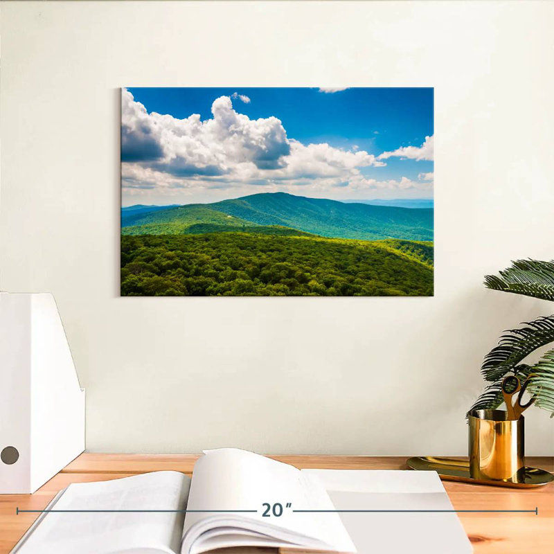 Alvord Blue Ridge Mountains Scene, 8" H x 12" W