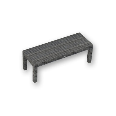 Suffern Wicker Picnic Bench by Wade Logan