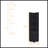 Black 2-Door Cabinet With 3 Corner Shelves