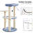Gillispie Cat Tree with Clear Bowl-1932458882