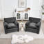 Ensemble de canapé-lit simple 38 po x 38,1 po avec accoudoirs en chenille pour le salon et la chambre à coucher-1057682287