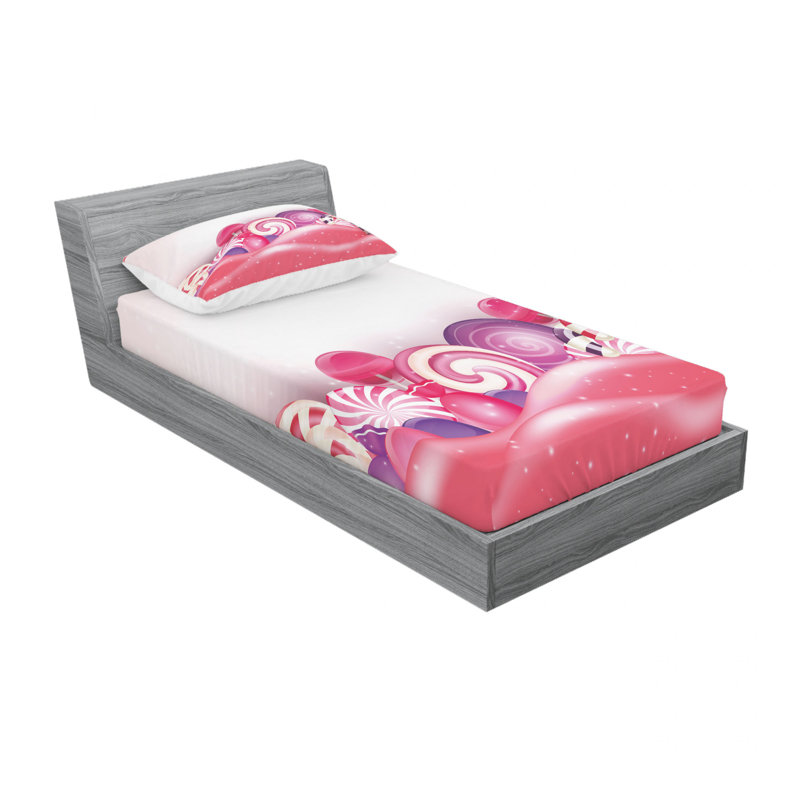 Microfiber Sheet Set, Twin XL Sheet Set with Fitted Sheet