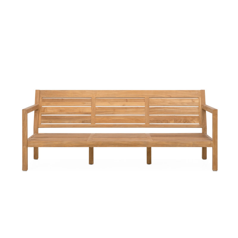 Classic Teak Sofa - Charcoal, Gray