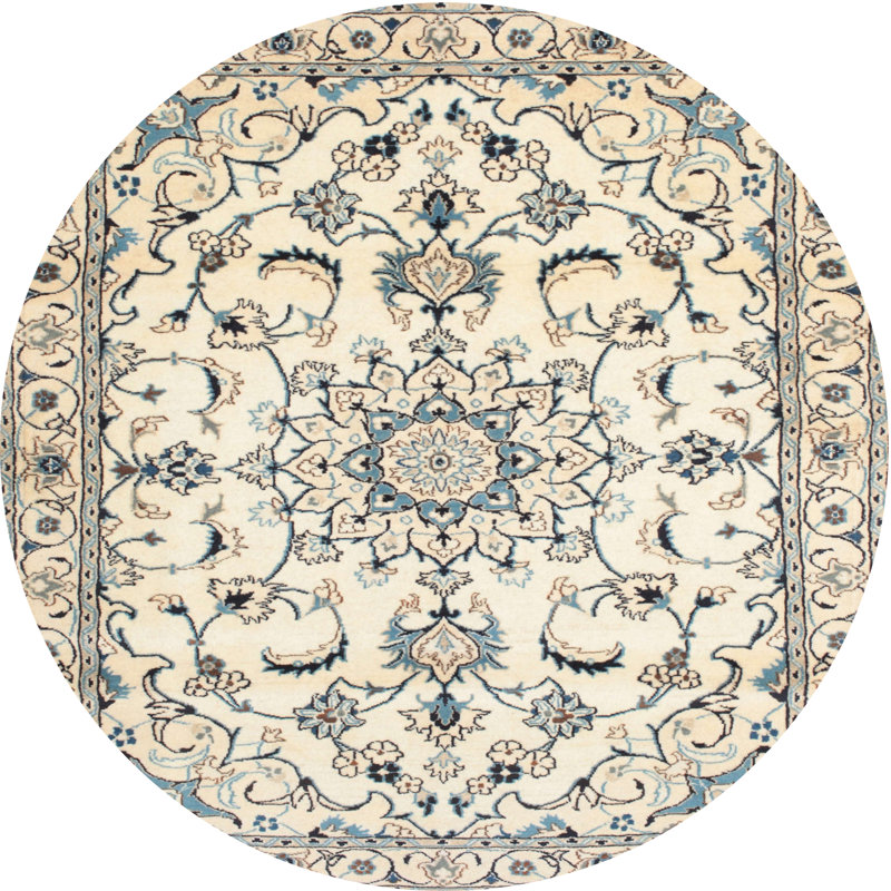 Cartez Oriental Indoor Rug, Round 5'