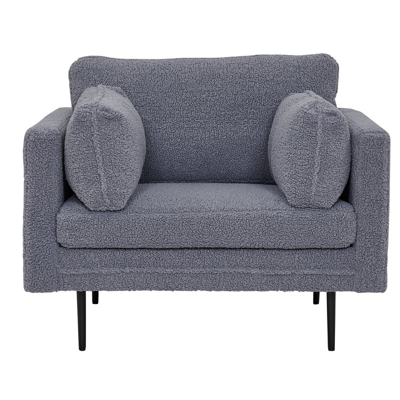 Caden Upholstered Armchair, Grey
