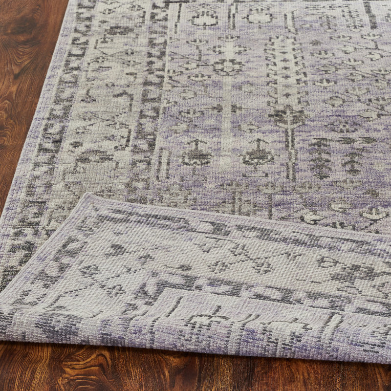 Jaecee Hand Knotted Wool Oriental Area Rug, Rectangle 3' x 5'