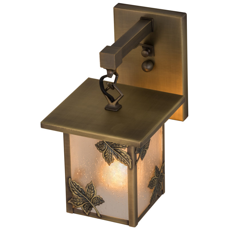 Lanterne murale d’extérieur 1 lumières érable leaf Yedinak