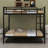 Metal Bunk Bed with Trundle-102095729-112510105