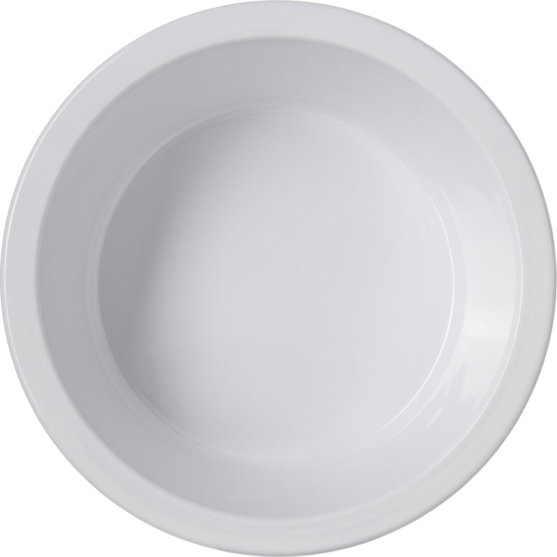 Produits de service alimentaire Carlisle oz. Ramequin cannelé en plastique, Blanc