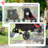 1-Click Foldable Doggy Stroller Pet Stroller with Storage Smooth Ride with Shock Absorption Big Dog Walking Stroller-91023645