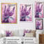 Jaqueline - Art mural sur toile à motif floral-392351826-392351853-392351829