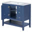 Ensemble de meuble-lavabo 36 po avec lavabo, 1 armoire et 3 tiroirs-1044773480