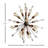 Regalado 18 - Light Steel Dimmable Sputnik Sphere Chandelier