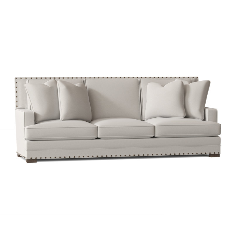 Cantor Upholstered 94.5'' Sofa, Cream Chenille 1345-002, Portobello