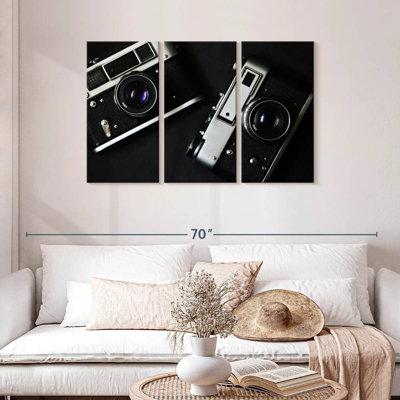 Retro Black Cameras