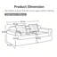 Canapé modulaire à 2 places sans os-417976878