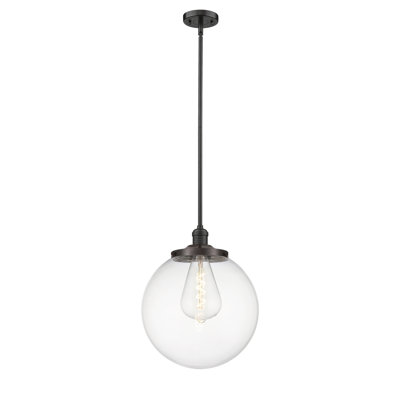 Luminaire suspendu simple à 1 lumière Frederick