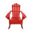 Chaise inclinable rouge pour terrasse, patio et arrière-cour