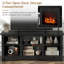 Meuble télé Lark Manor ™ de 58 po avec 3 tablettes réglables pour téléviseur de 65 po - noir-222307357