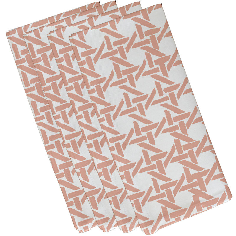 Ensemble de serviettes 4 pièces Josefien, Corail