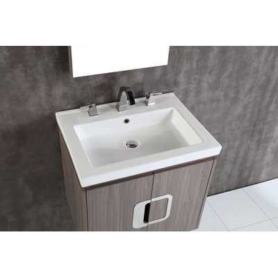 Madama 24'' Single Bathroom Vanity with Ceramic Top