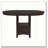 Hester Espresso Extension Counter Dining Table
