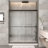 50" - 54" W x 70" H Bypass Single Sliding Semi-Frameless Shower Door with 1/4" Tempered Glass-101431676