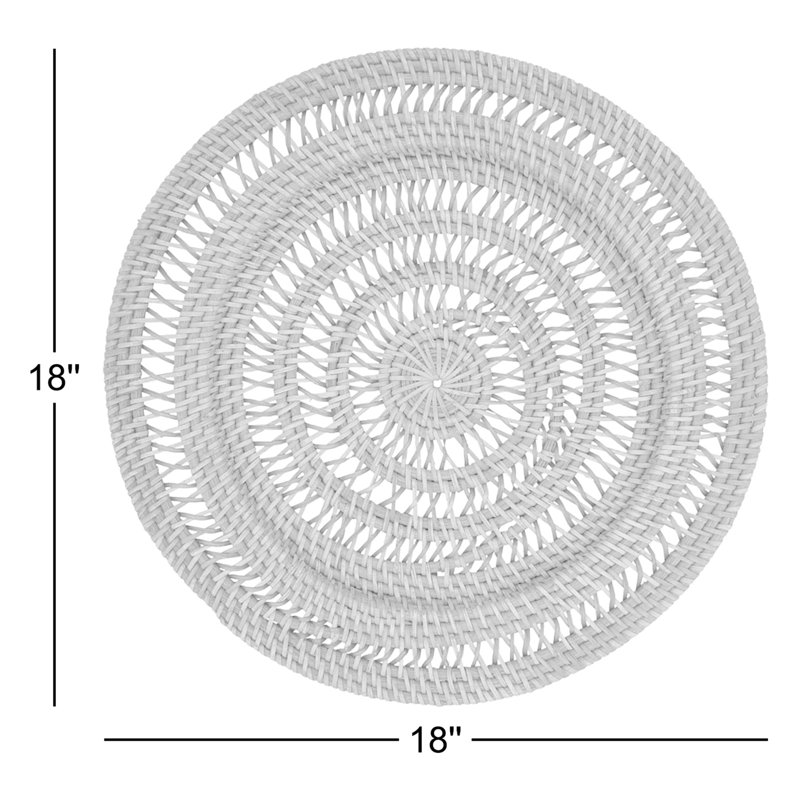 Ensemble de 4 serviettes de table brodées à bordure