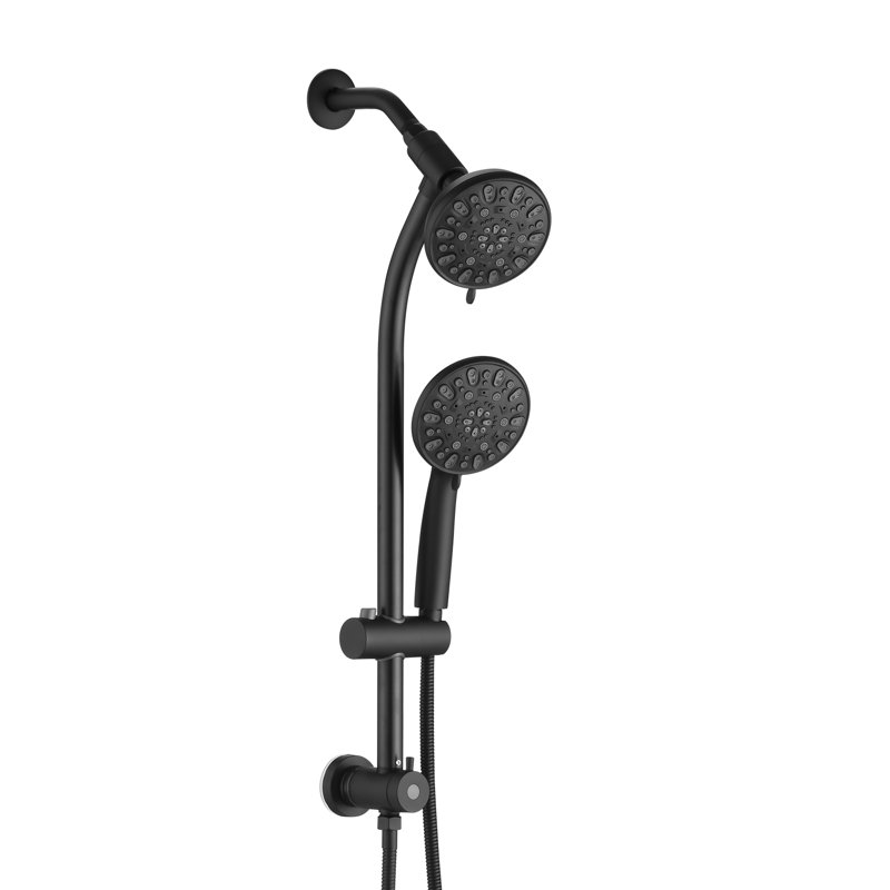 Dual Shower Head 1.8 GPM GPM, Matte Black