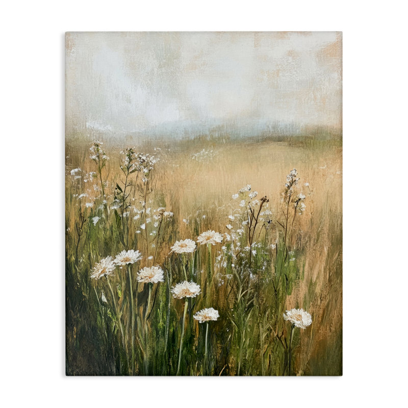 Une toile de fleurs blanches, design par Petal Prints Design, H 40 po x l 30 po