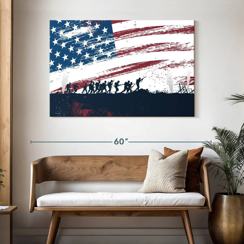 Jour commémoratif des États-Unis, H 32 po x l 48 po