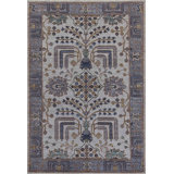 Transitional One-of-a-Kind Rectangle 3'5" X 4'11" Hand Knotted Area Rug