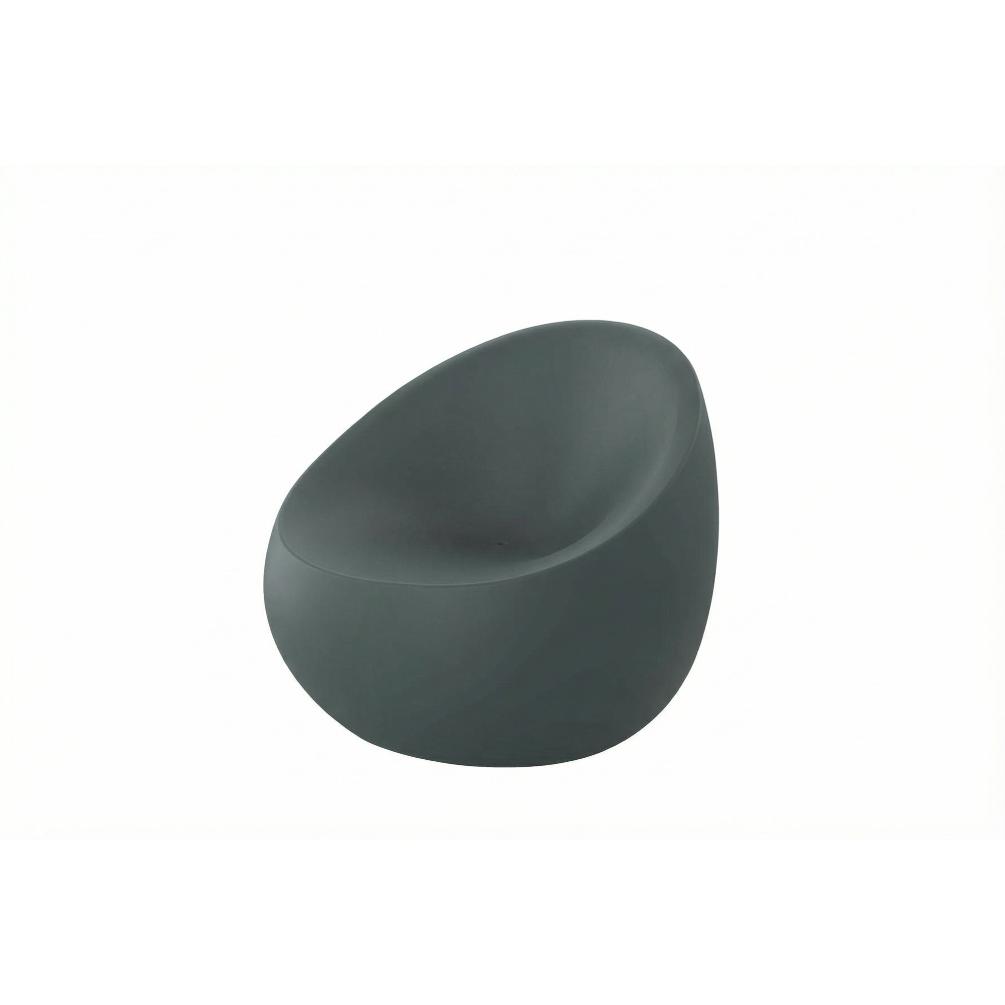 Plastic Outdoor Lounge Chair, Green